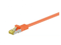 MicroConnect - Nätverkskabel - RJ-45 (hane) till RJ-45 (hane) - 25 cm - SFTP, PiMF - CAT 7 - halogenfri, hakfri - orange