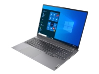 Lenovo ThinkBook 16p G2 ACH 20YM - AMD Ryzen 7 5800H / 3,2 GHz - Win 10 Pro 64-bit - GF RTX 3060 - 16 GB RAM - 512 GB SSD NVMe - 16 IPS 2560 x 1600 (WQXGA) - Wi-Fi 6 - dobbelttonet mineralgrå - kbd: Nordisk - med 2 års Lenovo Carry-in Support