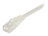 MicroConnect UltraFlat - Nätverkskabel - RJ-45 (hane) till RJ-45 (hane) - 5 m - UTP - CAT 5e - platt - vit