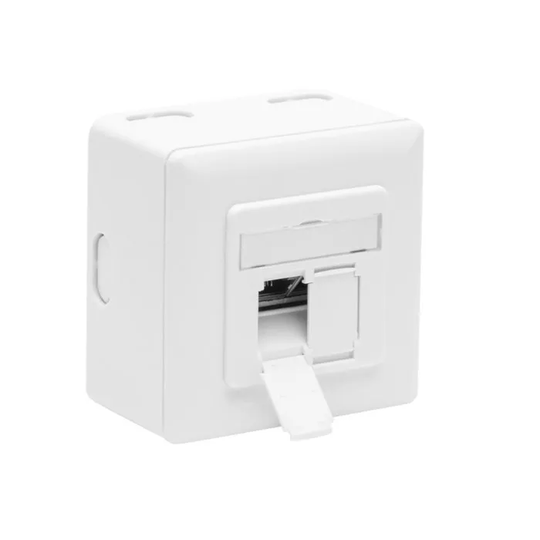 Utanpåliggande FTP-nätverksuttag Cat. 6 2-port