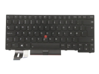 Primax - Ersättningstangentbord för bärbar dator - med Trackpoint, UltraNav - bakgrundsbelyst - QWERTY - dansk - svart - FRU - för ThinkPad P14s Gen 1 P14s Gen 2 T14 Gen 1 T14 Gen 2