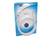 Sandberg SAVER - Nätverkskabel - UTP - Cat6 - Vit - 3m