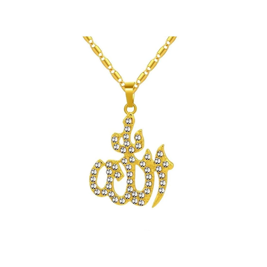 Halsband med muslimsk symbol - Guld