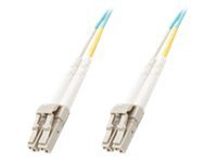 MicroConnect - Nätverkskabel - LC/UPC multi-mode (hane) till LC/UPC multi-mode (hane) - 1,5 m. - fiberoptik - 50 / 125 my - OM3 - halogenfri - blå