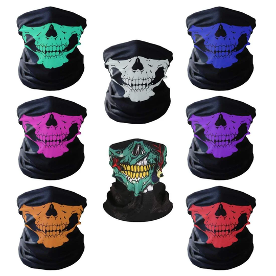 Skelett Mask / Scarf / Halsduk | Halloween - Skeleton Mask