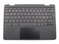 Lenovo - Ersättningstangentbord för bärbar dator - med pekplatta - QWERTY - Nordisk - med övre skydd - för 300e Chromebook (1st Gen) 81H0