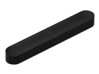 Sonos Beam (Gen 2) - Lydbar - trådlös - Ethernet, Fast Ethernet, Wi-Fi - App-kontrolleret - sort