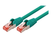 Nedis - Nätverkskabel - RJ-45 (hane) till RJ-45 (hane) - 30 m - SFTP - CAT 6 - formpressad, rund - grön