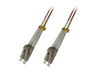 MicroConnect - Nätverkskabel - LC/PC-multiläge (hane) till LC/PC-multiläge (hane) - 2 m - fiberoptisk - 50/125 mikron - OM2 - halogenfri - orange