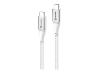Alogic Super Ultra - USB-kabel - USB-C (han) till USB-C (han) - USB 2.0 - 5 A - 1,5 m - silver
