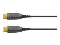 VivoLink Pro - Hög hastighet - HDMI-kabel - HDMI hane till HDMI hane - 7.5 m - fiberoptisk - svart - formpressad, 4K60 Hz (4096 x 2160) stöd