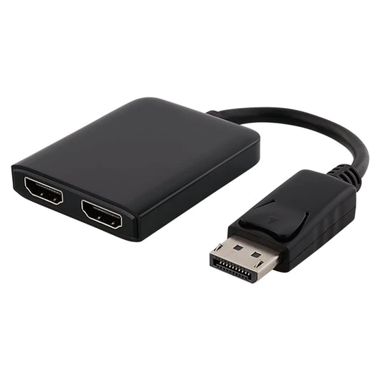 Deltaco DisplayPort-hubb med 2xHDMI