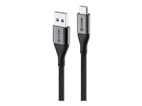 Alogic Super Ultra - USB-kabel - USB-C (han) til USB (han) - USB 2.0 - 3 A - 3 m - rymdgrått
