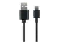 MicroConnect - USB-kabel - USB-C (han) til USB (han) - USB 2.0 - 3 A - 1 m - sort