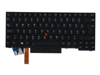 Lite-On - Ersättningstangentbord för bärbar dator - med Trackpoint - bakgrundsbelyst - QWERTZ - ungerska - för ThinkPad T480s