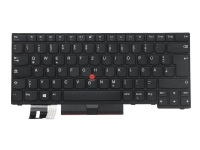 Primax - Ersättningstangentbord för bärbar dator - med Trackpoint, UltraNav - QWERTZ - tysk - svart - FRU - för ThinkPad P14s Gen 1 P14s Gen 2 T14 Gen 1 T14 Gen 2