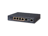 PLANET GSD-604HP, Ohanterad, Gigabit Ethernet (10/100/1000), Strömförsörjning via Ethernet (PoE) stöd