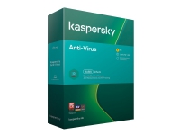 Kaspersky Anti-Virus 2020 - Bokspakke (1 år) - 1 PC (miniboks) - Code in Box - Win - Tysk