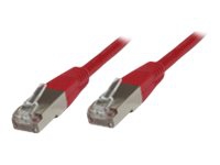 MicroConnect - Nätverkskabel - RJ-45 (hane) till RJ-45 (hane) - 2 m - SSTP (screened shielded twisted pair) - CAT 6 - halogenfri - röd