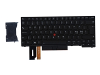 Sunrex - Ersättningstangentbord för bärbar dator - med ClickPad, Trackpoint - bakgrundsbelyst - QWERTY - Nordisk - svart - FRU - för ThinkPad E490 L380 L390 L480 T480 T480s T490