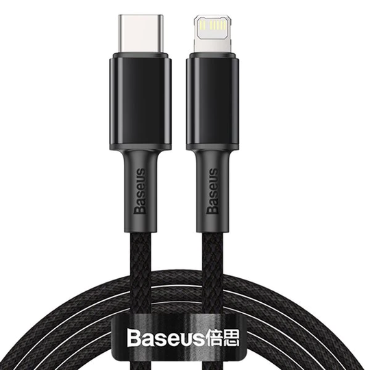 Baseus High Density PD USB-C - Lightning 20W 2m Svart