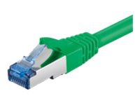 MicroConnect - Nätverkskabel - RJ-45 (hane) till RJ-45 (hane) - 50 cm - SFTP - CAT 6a - halogenfri, hakfri - grön