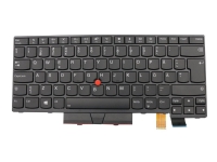 Lite-On - Ersättningstangentbord för bärbar dator - med Trackpoint - bakgrundsbelyst - QWERTY - finska - FRU - för ThinkPad T480 20L5, 20L6
