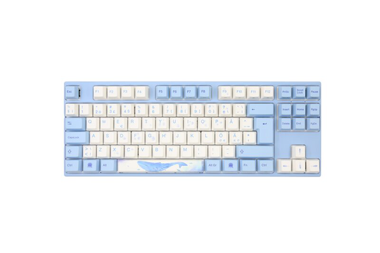 Varmilo VEA88 Sea Melody V2 TKL/White LED/USB-C/PBT/MX Silent Red