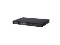 Dahua Technology PoE DH-PFS3226-24ET-240, Ohanterad, L2, Gigabit Ethernet (10/100/1000), Gigabit Ethernet, Strömförsörjning via Ethernet (PoE) stöd, Rackmontering
