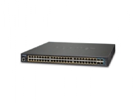 PLANET GS-5220-48PL4XR, hanterad, L3, Gigabit Ethernet (10/100/1000), Strömförsörjning via Ethernet (PoE) stöd, Rackmontering, 1U