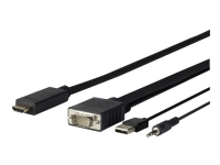 VivoLink Pro - HDMI-kabel - HDMI hane till USB, HD-15 (VGA), stereo mini jack hane - 5 m