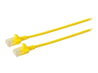 MicroConnect - Nätverkskabel - RJ-45 (hane) till RJ-45 (hane) - 3 m - 3.6 mm - UTP - CAT 6 - hakfri, tvinnad - gul