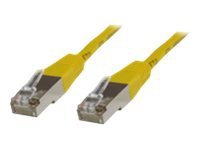 MicroConnect - Nätverkskabel - RJ-45 (hane) till RJ-45 (hane) - 2 m - SSTP (screened shielded twisted pair) - CAT 6 - halogenfri - gul