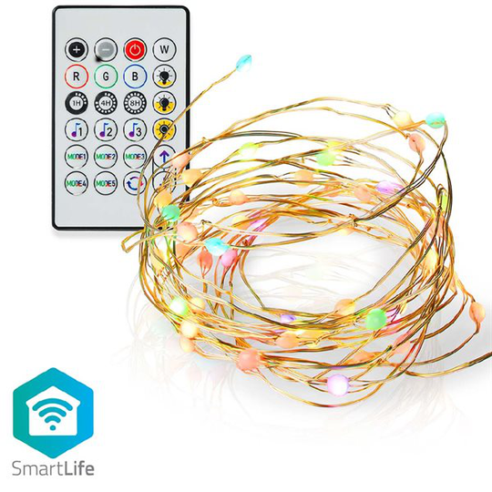 Nedis SmartLife LED-strip RGB, IP20, 5 meter