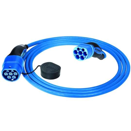 Mennekes Typ 2 Laddkabel för elbil 4,6 kW 1 fas 4,0 m