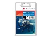 AgfaPhoto - Svart - compatible - återanvänd - bläckpatron (alternativ för: HP C2P05AE, HP 62XL) - för HP Envy 55XX, 56XX, 76XX Officejet 200, 250, 252, 57XX, 8040