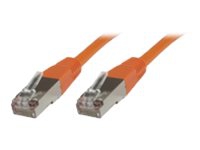 MicroConnect - Nätverkskabel - RJ-45 (hane) till RJ-45 (hane) - 1 m - SSTP (screened shielded twisted pair) - CAT 6 - halogenfri, tvinnad - orange