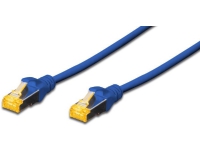 MicroConnect - Nätverkskabel - RJ-45 (hane) till RJ-45 (hane) - 1 m - 6 mm - S/FTP - CAT 6a - uppstartad, halogenfri, rund, knutfri, trådad - blå
