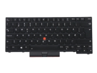 Chicony - Ersättningstangentbord för bärbar dator - bakgrundsbelyst - Nordisk - svart - för ThinkPad P14s Gen 1 20S4, 20S5 T14 Gen 1 20UD, 20UE