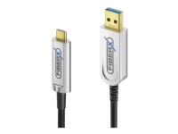 PureLink FiberX Series FX-I530 - USB-kabel - USB-C (hane) till USB typ A (hane) - USB 3.1 Gen 2 - 10 m - Active Optical Cable (AOC) - svart