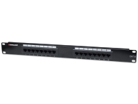 Intellinet 519526, IEEE 802.3, IEEE 802.3ab, IEEE 802.3u, Snabb Ethernet, Gigabit Ethernet, RJ-45, Guld, U/UTP (UTP), Svart