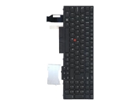 Chicony - Ersättningstangentbord för bärbar dator - med Trackpoint, UltraNav - QWERTY - portugisisk - svart - FRU - för ThinkPad E580 E585 E590 E595 L580 L590 T590