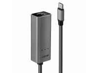 Lindy 43314, Kabel, USB Type-C, Ethernet, 2500 Mbit/s, Silver