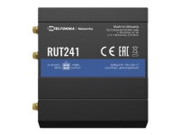 Teltonika RUT241 - Trådlös router - WWAN - 802.11b / g / n (4G / LTE) - 2,4 GHz - DIN-monterbar på skena