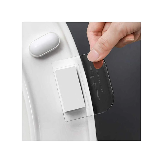 Hygieniskt Handtag till Toalettsits - Transparent
