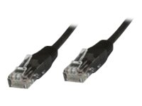 MicroConnect - Nätverkskabel - RJ-45 (hane) till RJ-45 (hane) - 5 m - UTP - CAT 5e - svart