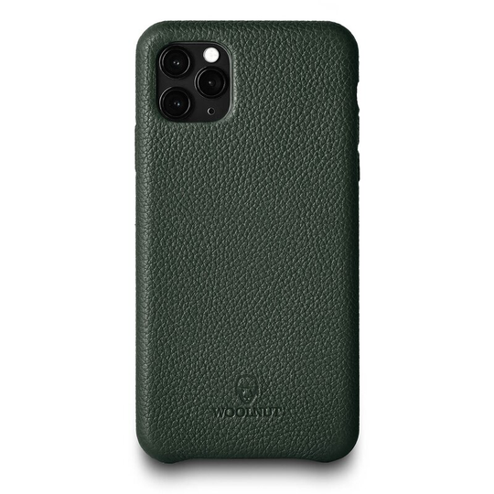 iPhone 11 Pro Max / Woolnut / Läderskal - Grön