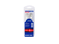 Sinox S-FTP Cat7 nätverkskabel. 1 m. Vit