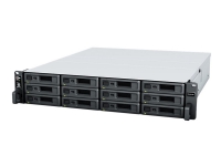 Synology RackStation RS2421RP+ - NAS-server - 12 fack - kan monteras i rack - SATA 6Gb/s - RAID 0, 1, 5, 6, 10, JBOD - RAM 4 GB - Gigabit Ethernet - iSCSI support - 2U