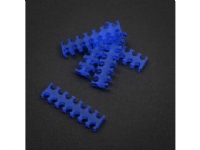 King Mod Service 14-Slot Cable Comb 3mm Small - Blue - Set of 5